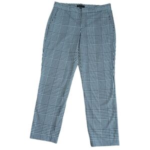 Banana Republic Avery Women's Size 8L Long Houndstooth Trousers Office Pants